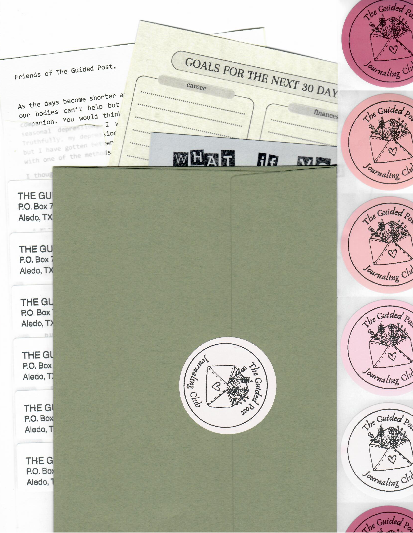 Journaling Mail Club Subscription (United States)